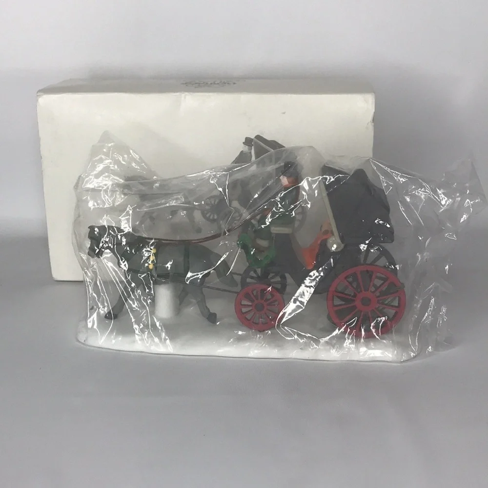 Dept 56 Heritage Village Series Horse Buggy 1989 Department 56 Christmas‎ Scene